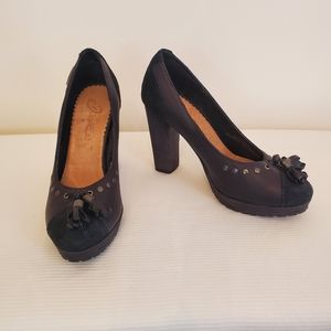 Diesel Cuir Desir D'Vent Leather Pumps Shoes